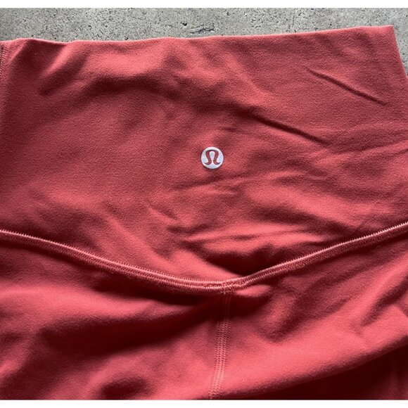 LULULEMON Align Chianti  Red Rust Women’s Size 2 Gym Yoga Pants Activewear - Picture 10 of 12